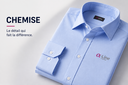 Chemise ALPHA line (modèle homme ou  femme)