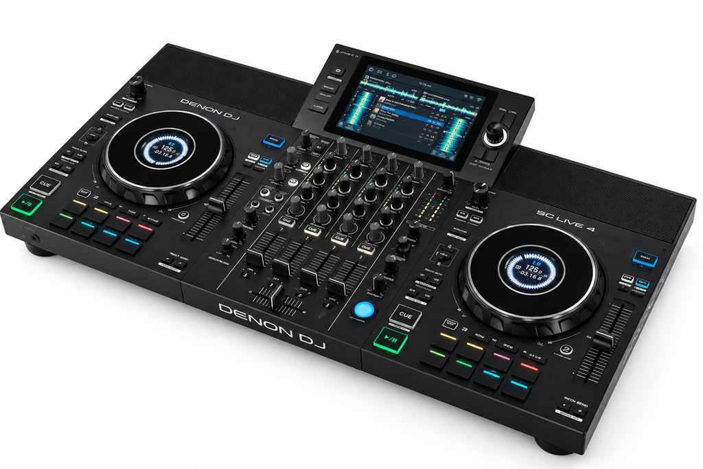 DENON DJ SC LIVE 4 – Contrôleur DJ autonome 4 voies